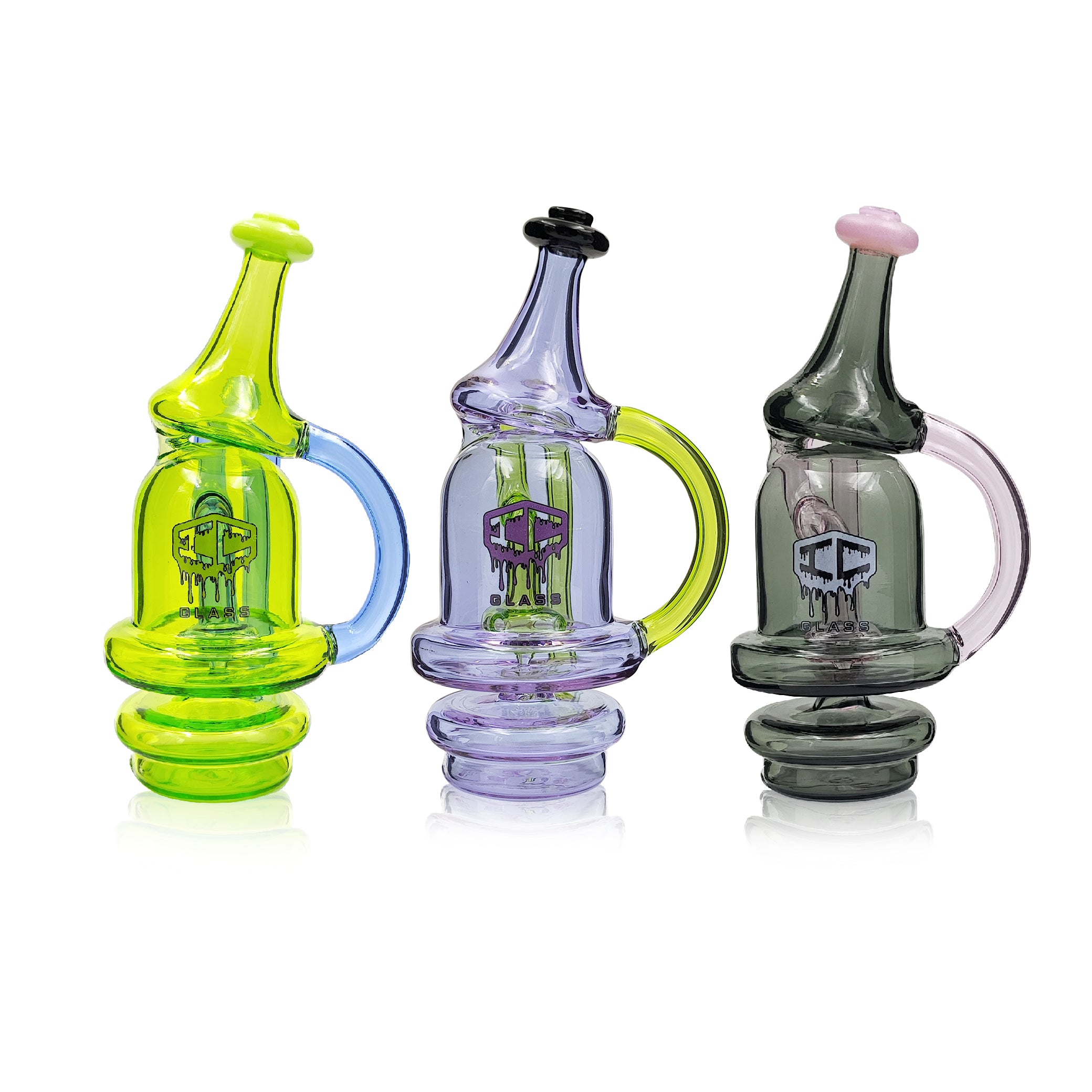 IC GLASS - Puffco Attachment with disc perc | 5.9Inches | ICPU106 Main image