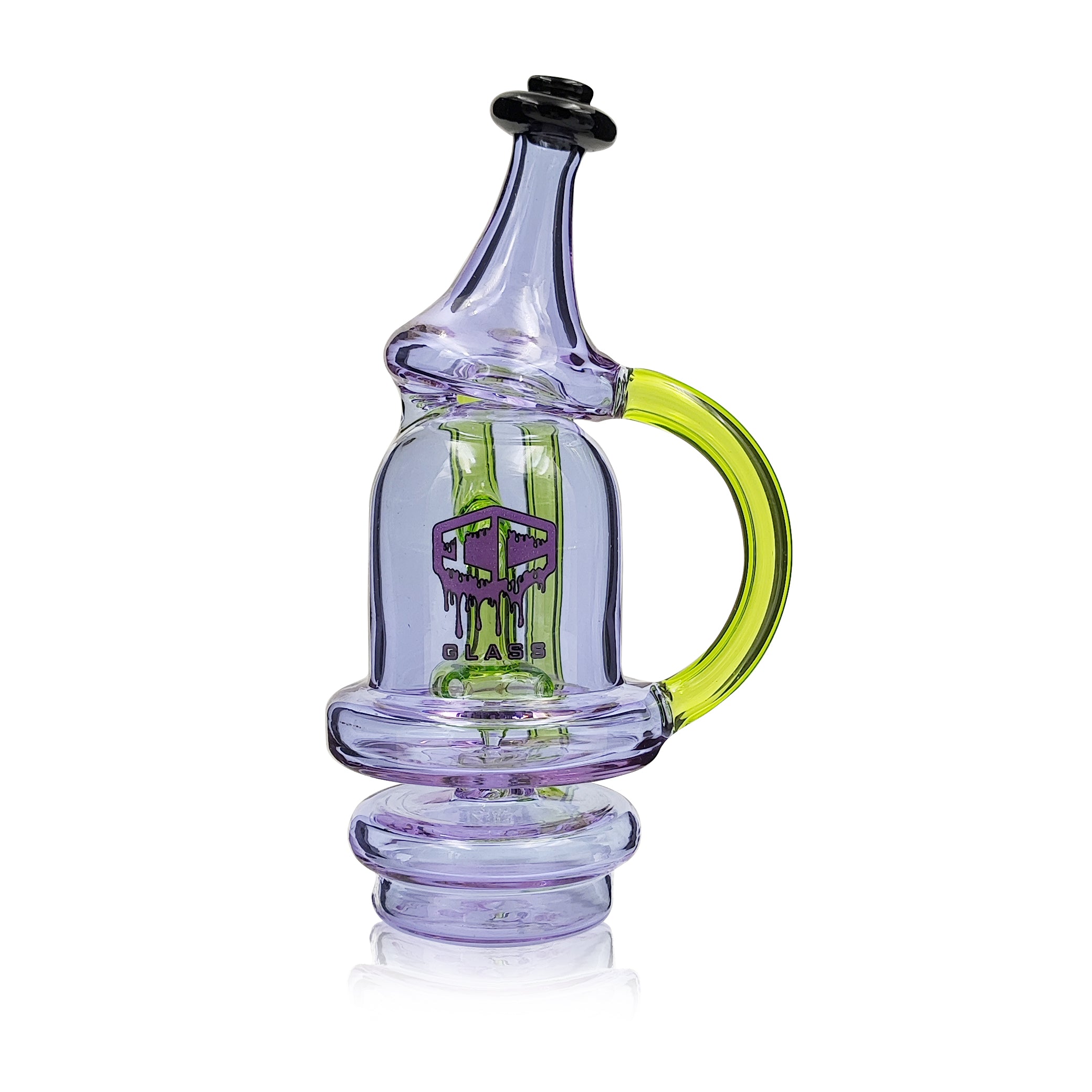 IC GLASS - Puffco Attachment with disc perc | 5.9Inches | ICPU106 Secondary image