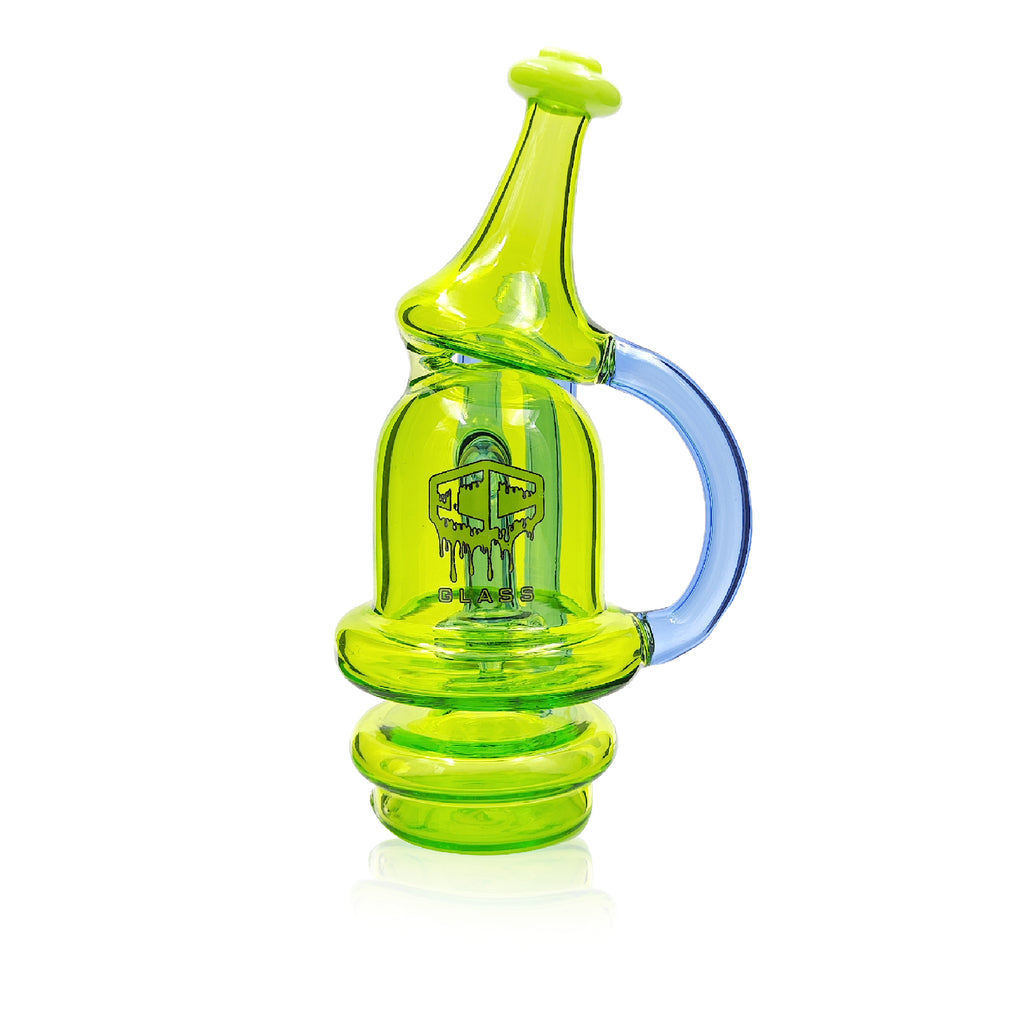 IC GLASS - Puffco Attachment with disc perc | 5.9Inches | ICPU106