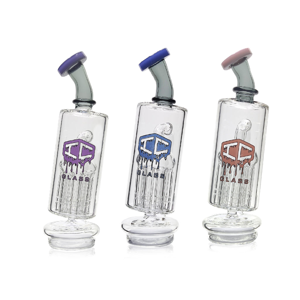 IC GLASS - Puffco Attachment with tree perk |5.9 Inches | ICPU122