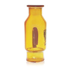 IC GLASS - Puffco Attachment bottle design with hook perc and Matching Carb Caps | ICPU128