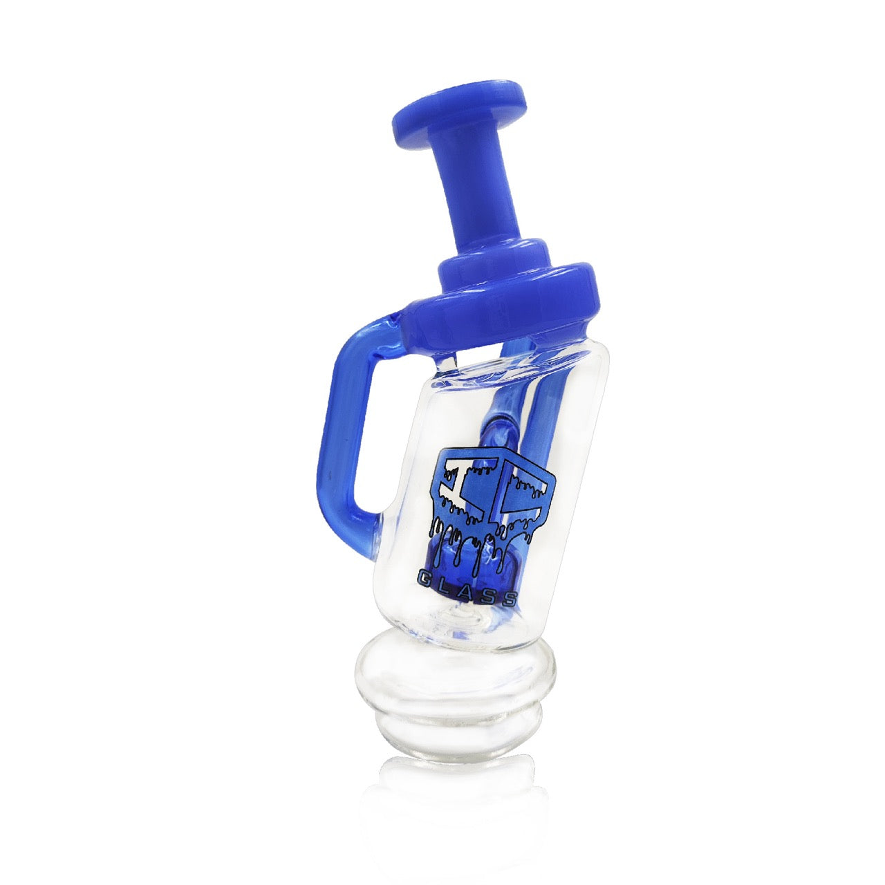 IC Glass Puffco Attachment Glass Recycler – 6.3 Inch Tall | GO Assorted 3 Colors | Wholesale Cannabis Accessories