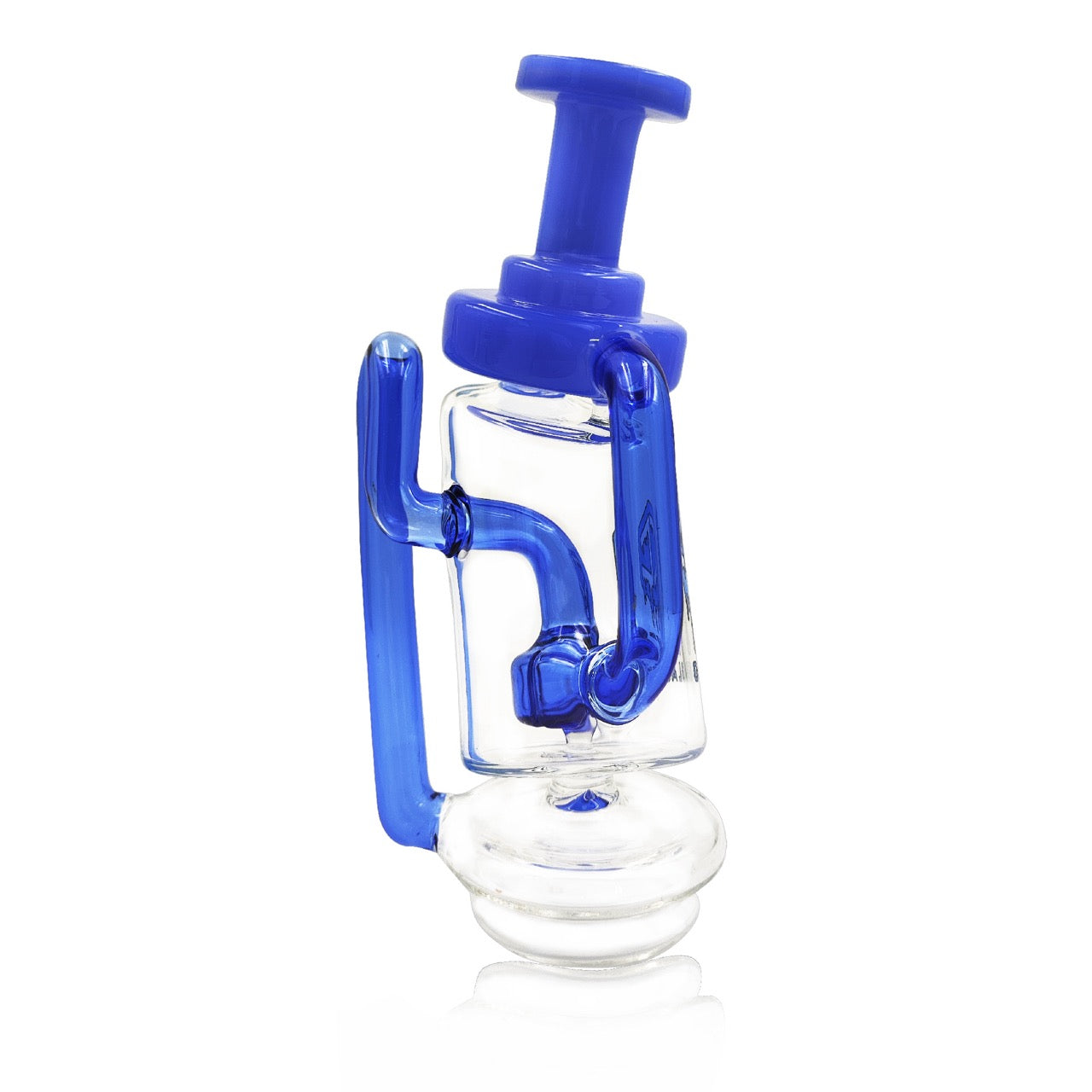 IC Glass Puffco Attachment Glass Recycler – 6.3 Inch Tall | GO Assorted 3 Colors | Wholesale Cannabis Accessories