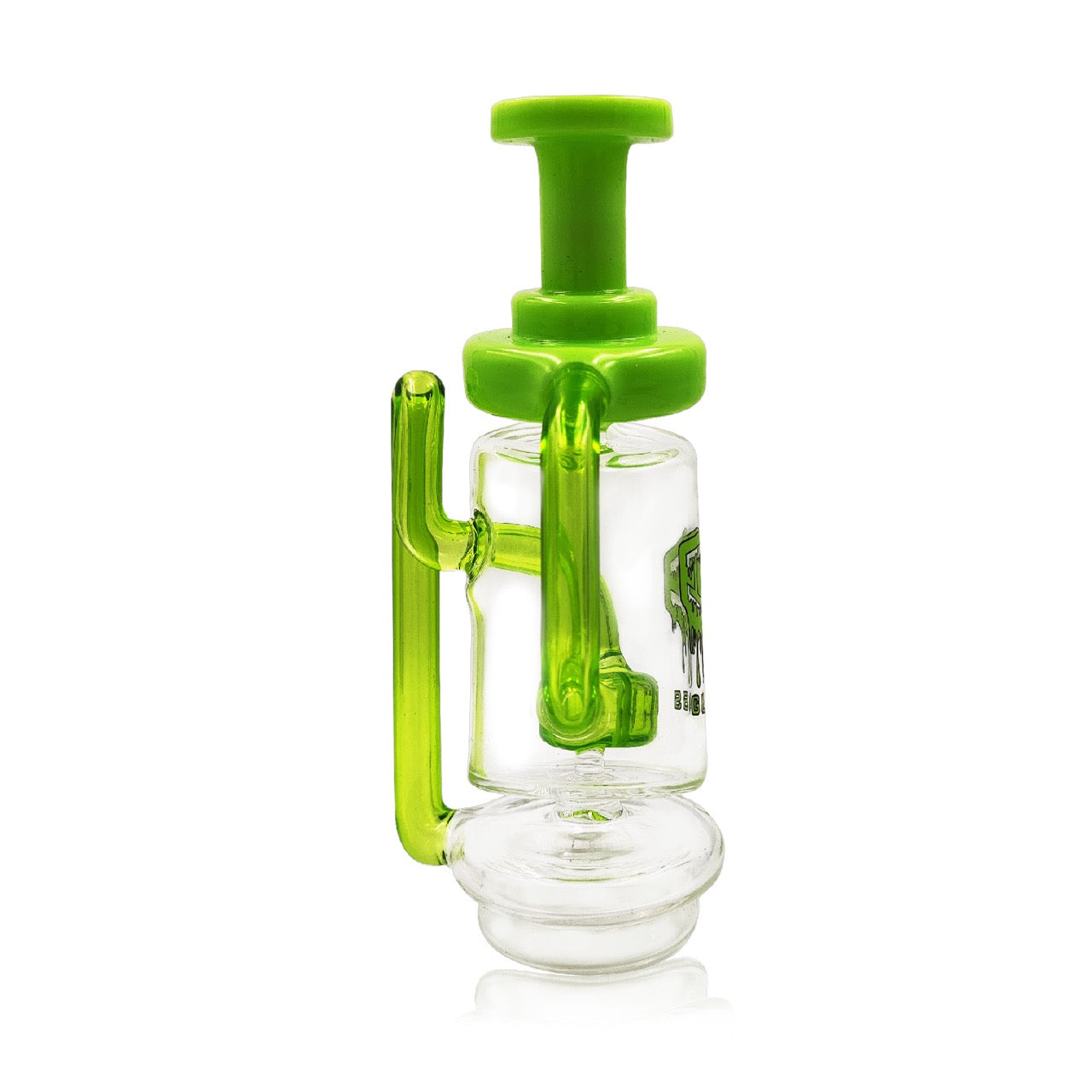 IC Glass Puffco Attachment Glass Recycler – 6.3 Inch Tall | GO Assorted 3 Colors | Wholesale Cannabis Accessories