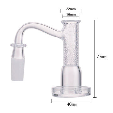 IC QUARTZ - HIGHSKY | 2nd Gen with Terp Ball Grabber 14mm Male 90° Quartz Banger