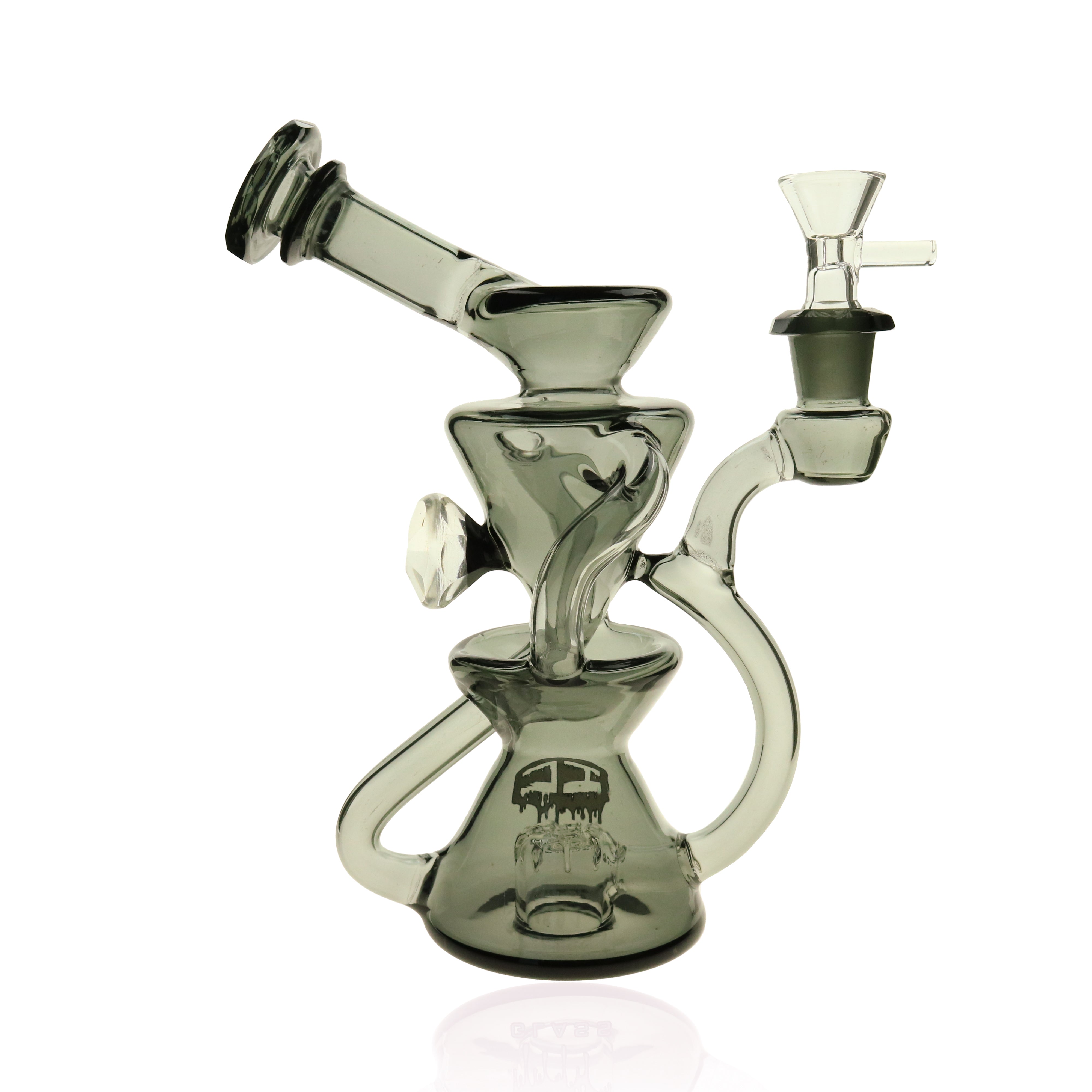 IC GLASS Recycler with Dichroic Diamond | Premium Smoking Accessories Wholesale Distributor in California