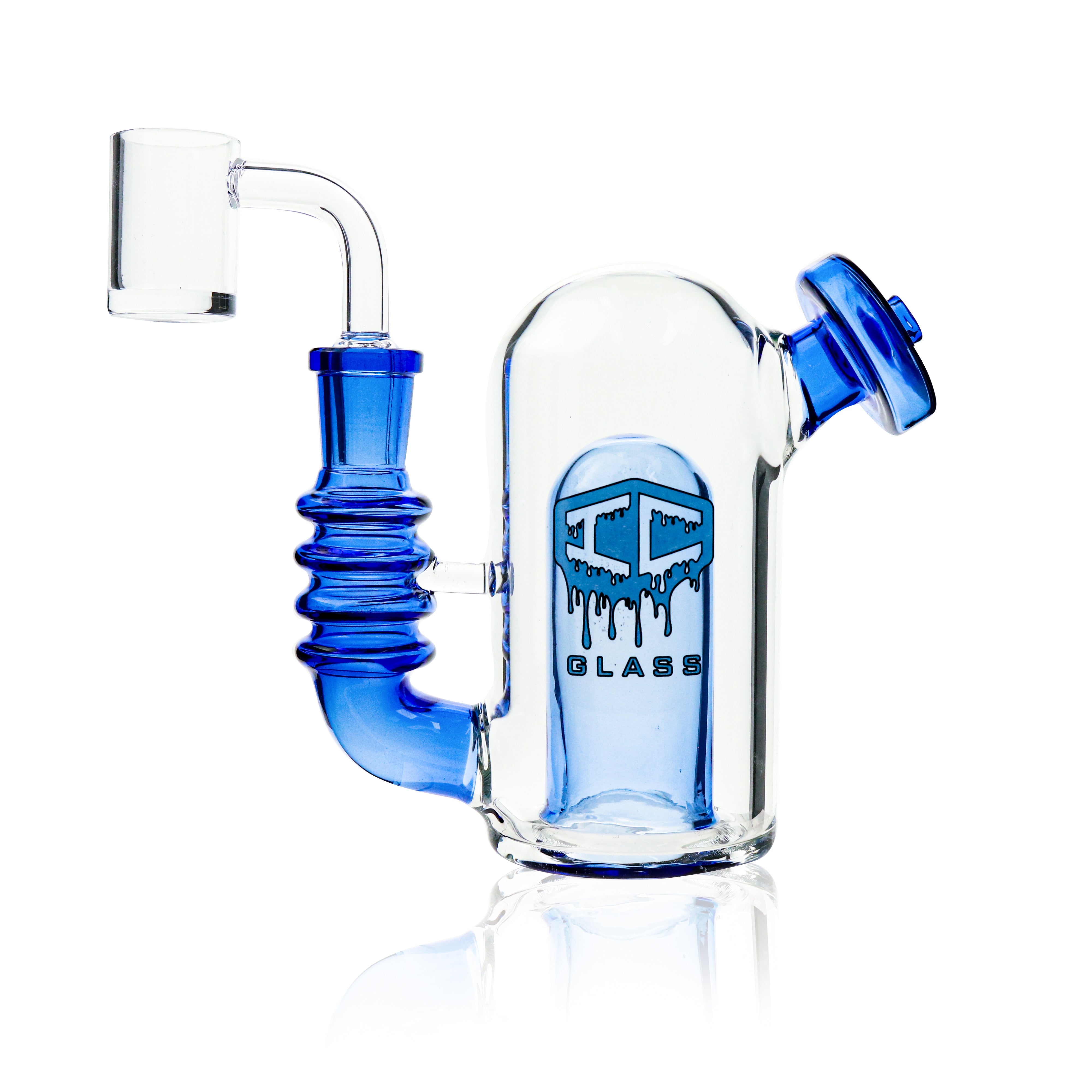 IC Glass - Thumb Puppet Rig with Banger (ICRI2072) - Wholesale Distributor Main image
