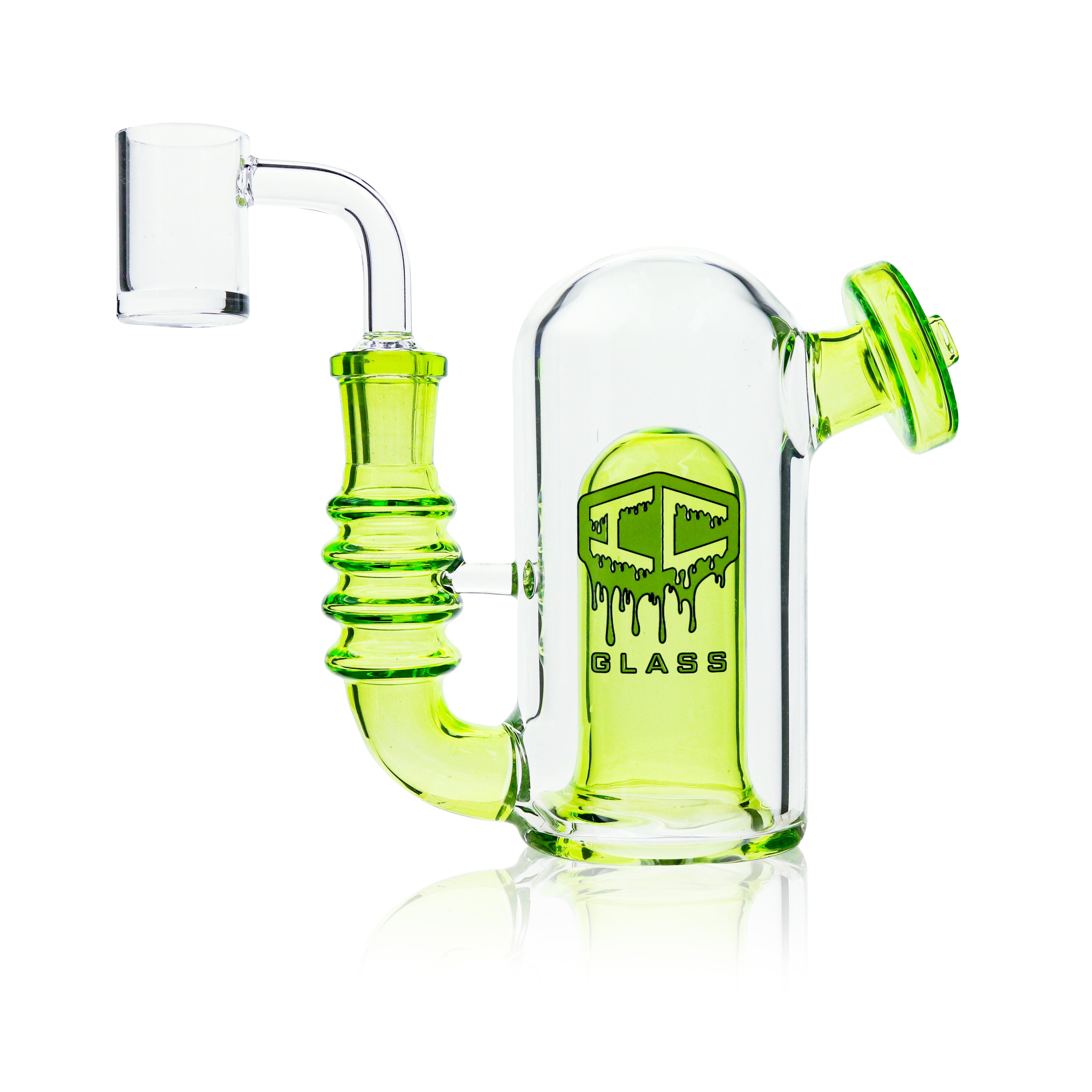 IC Glass - Thumb Puppet Rig with Banger (ICRI2072) - Wholesale Distributor