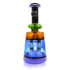 IC Glass- Rainbow Dab Kit | Recycler With Rainbow Carb Cap and Terp ball