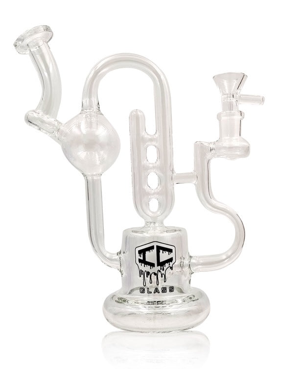 IC Glass- Complex Recycler 7.7 Inch Tall with Bowl | Assorted 4 Pieces Secondary image