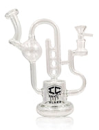 IC Glass- Complex Recycler 7.7 Inch Tall with Bowl | Assorted 4 Pieces