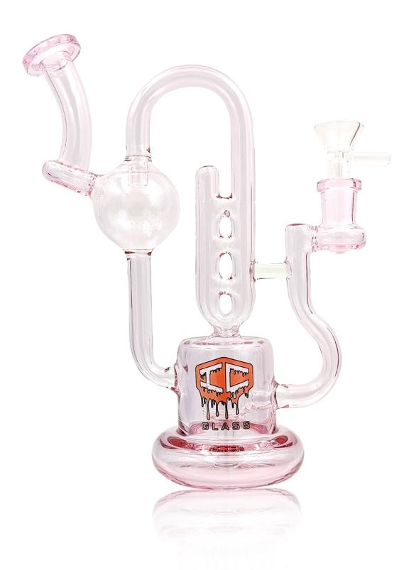 IC Glass- Complex Recycler 7.7 Inch Tall with Bowl | Assorted 4 Pieces