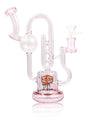IC Glass- Complex Recycler 7.7 Inch Tall with Bowl | Assorted 4 Pieces
