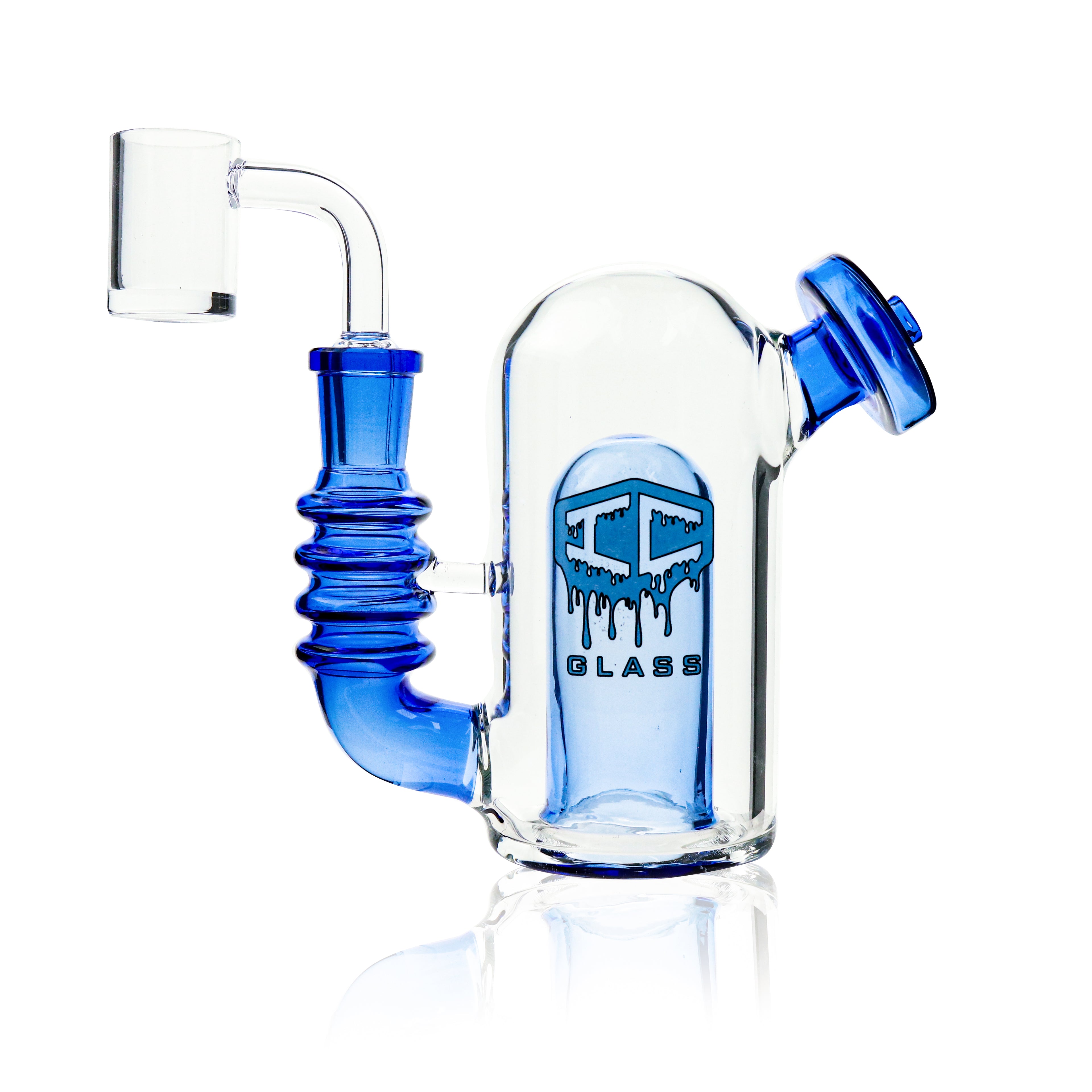 IC Glass - Thumb Puppet Rig with Banger (ICRI2072) - Wholesale Distributor