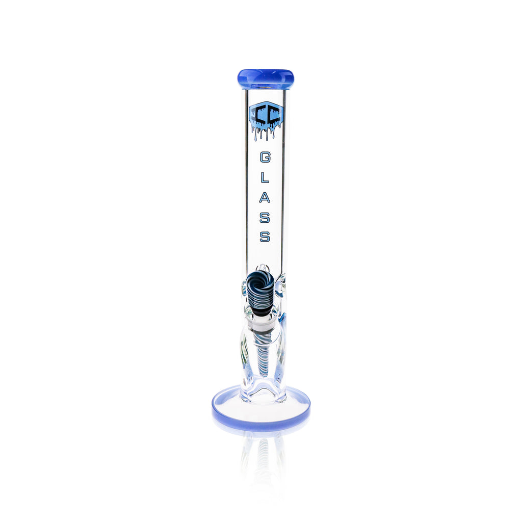 IC GLASS 15” Straight Shooter Water Pipe – Premium Glass Bong| ICSS2050| Wholesale