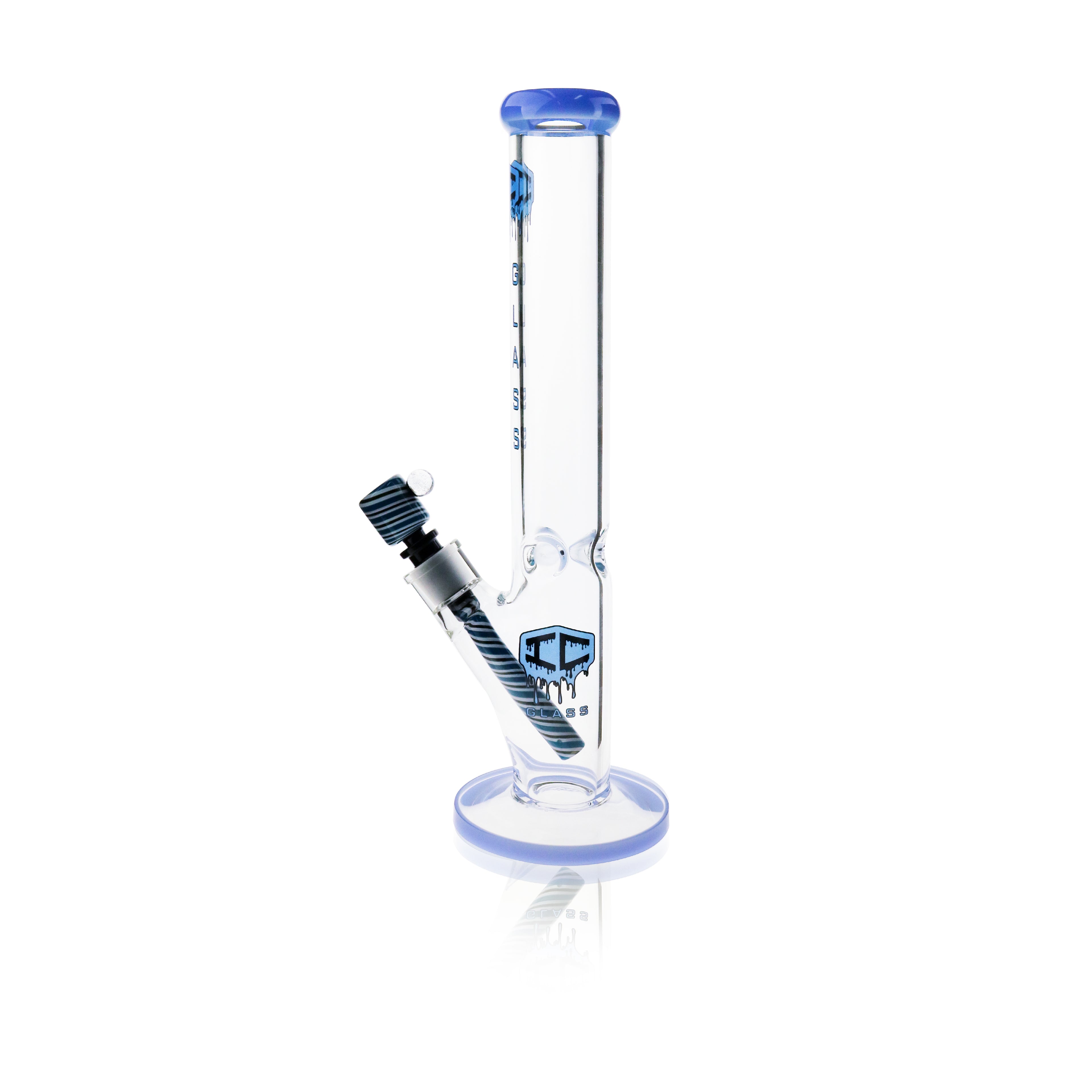 IC GLASS 15” Straight Shooter Water Pipe – Premium Glass Bong| ICSS2050| Wholesale
