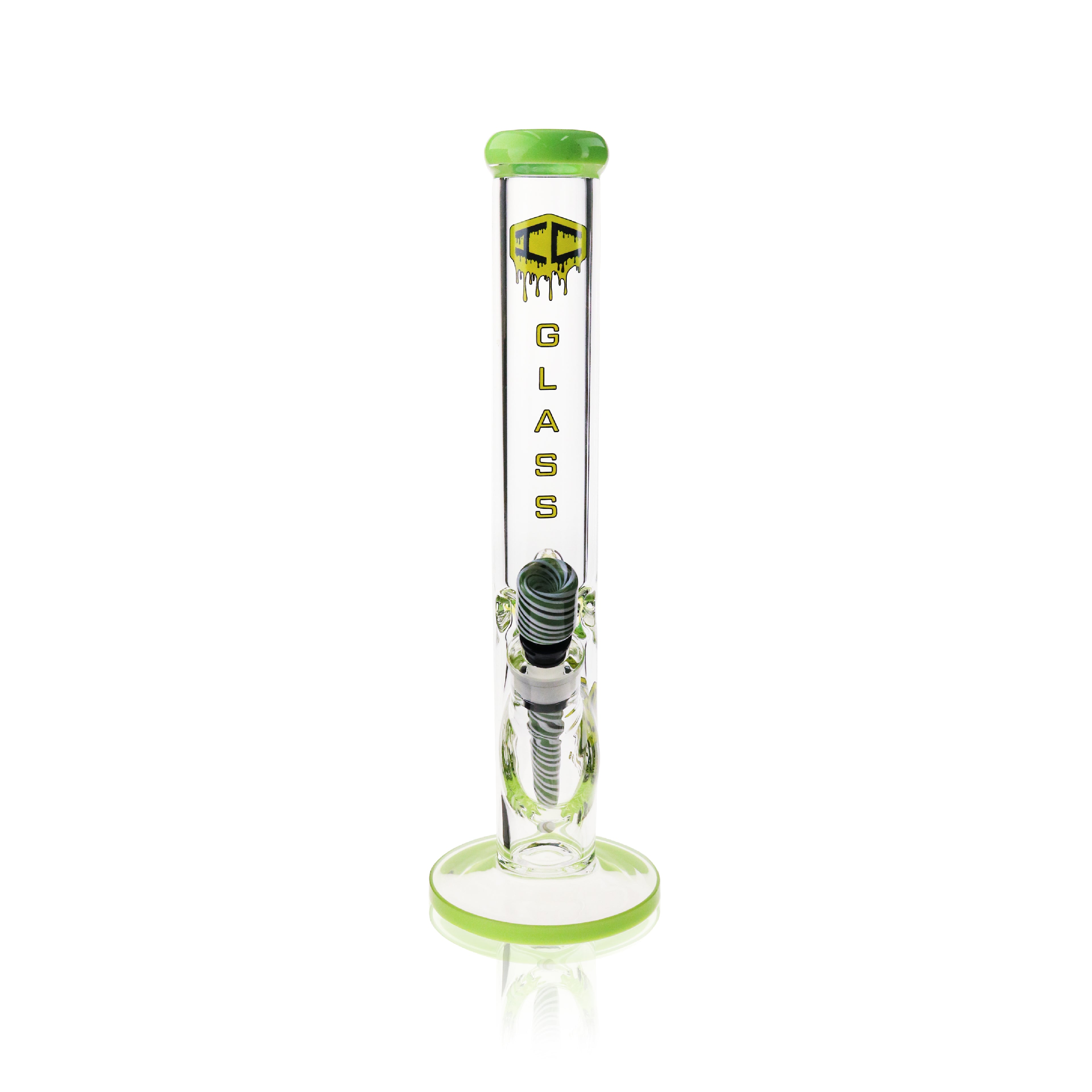 IC GLASS 15” Straight Shooter Water Pipe – Premium Glass Bong| ICSS2050| Wholesale