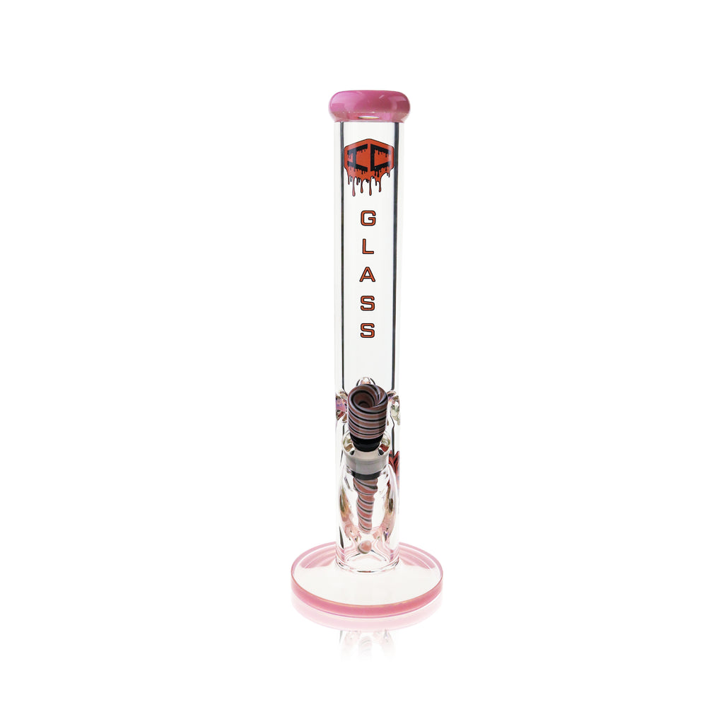 IC GLASS 15” Straight Shooter Water Pipe – Premium Glass Bong| ICSS2050| Wholesale