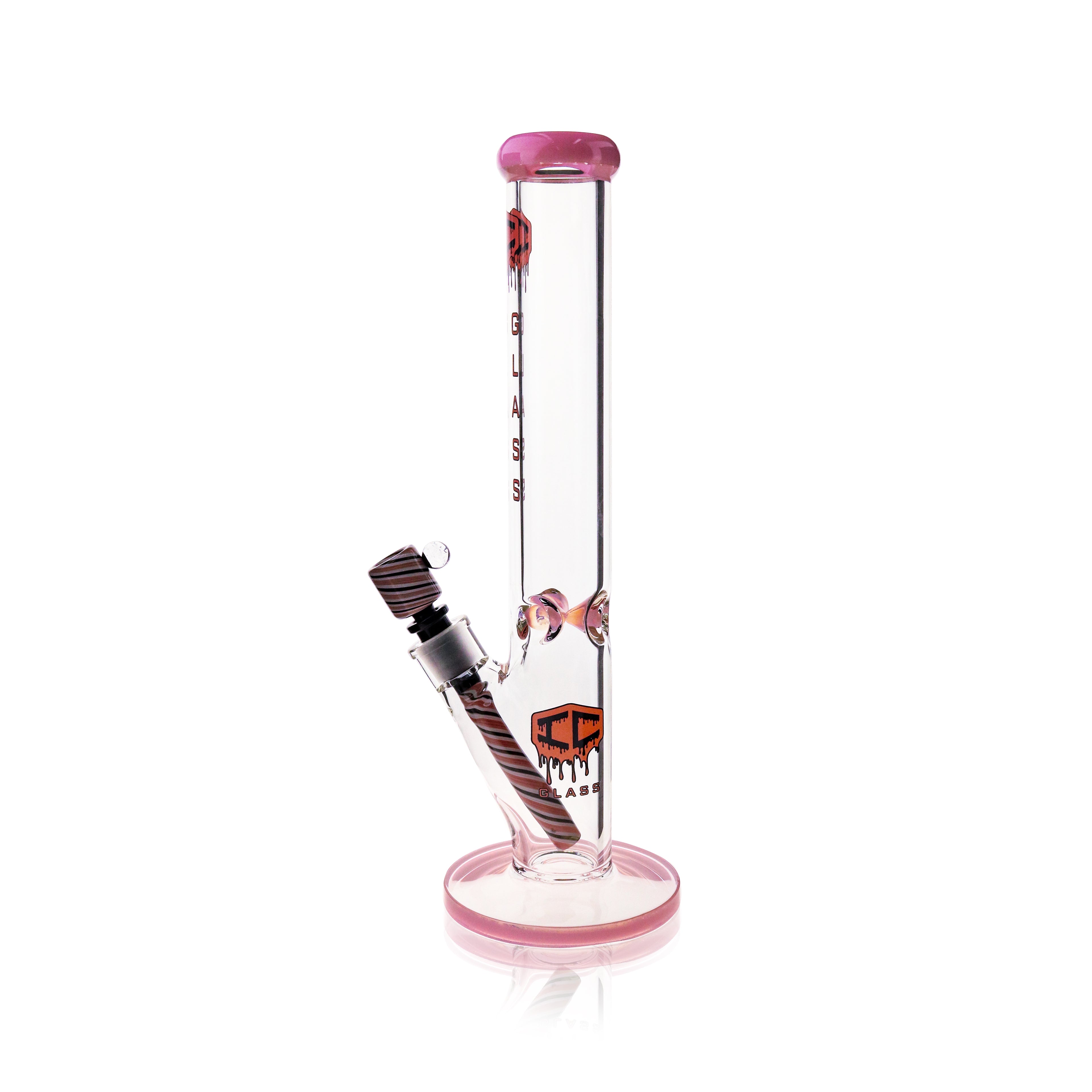 IC GLASS 15” Straight Shooter Water Pipe – Premium Glass Bong| ICSS2050| Wholesale