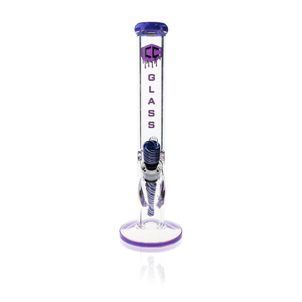 IC GLASS 15” Straight Shooter Water Pipe – Premium Glass Bong| ICSS2050| Wholesale