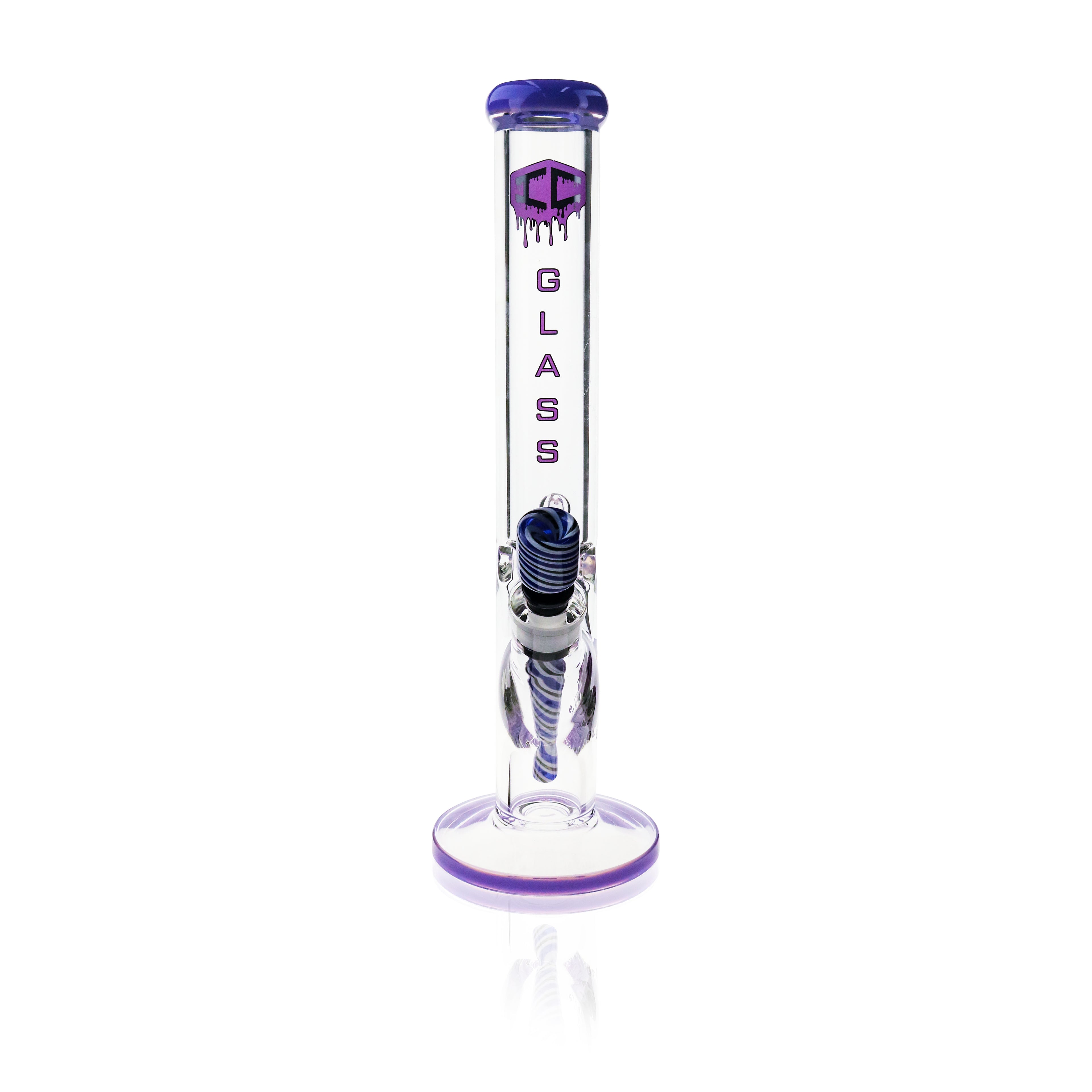 IC GLASS 15” Straight Shooter Water Pipe – Premium Glass Bong| ICSS2050| Wholesale