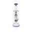 IC Glass Straight Tube Bong with Matte Percolator