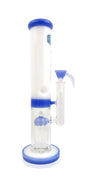 IC Glass-Dual Tone | Opal and perk straight shooter with Designer Bowl piece | 13"
