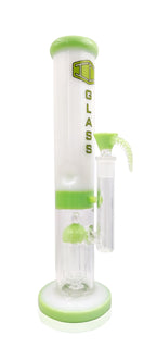 IC Glass-Dual Tone | Opal and perk straight shooter with Designer Bowl piece | 13"