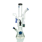 IC GLASS - 2 IN 1  Version-3 Fab Egg Perc Waterpipe With Banger & Bowl Piece | 20 Inch Tall |