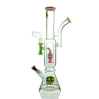 IC GLASS - 2 IN 1  Version-3 Fab Egg Perc Waterpipe With Banger & Bowl Piece | 20 Inch Tall |