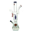 IC GLASS - 2 IN 1  Version-3 Fab Egg Perc Waterpipe With Banger & Bowl Piece | 20 Inch Tall |