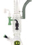 IC GLASS - 2 IN 1 Tall Waterpipe With Banger & Bowl Piece | 20 Inch Tall | Assorted 5 Colors