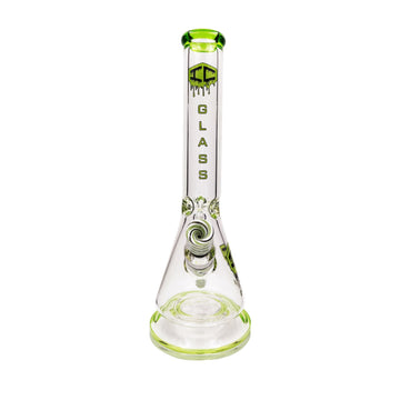 IC GLASS 15” Beaker – Premium Wig Wag Glass Water Pipe | ICBK50| Wholesale
