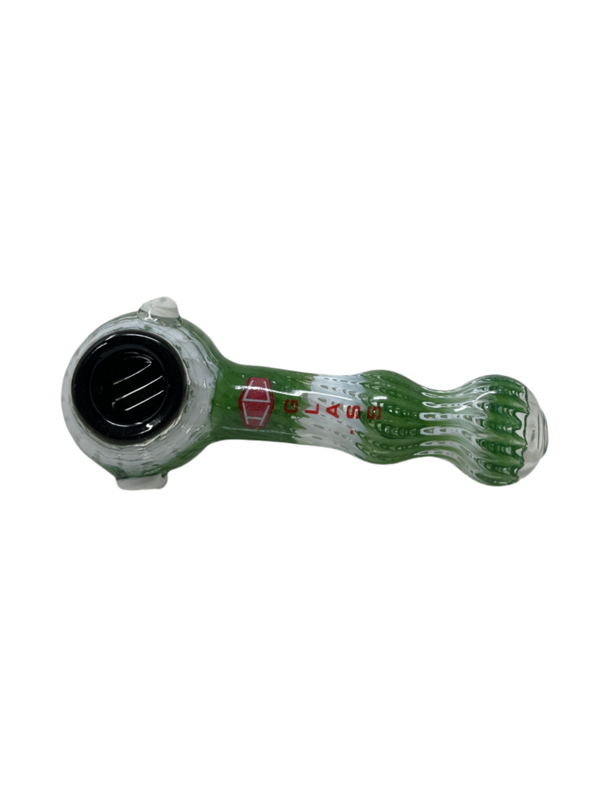 IC GLASS Hand Pipe with Slit Screen – Premium Design | Mix Colors Secondary image
