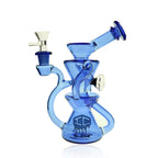 IC GLASS Recycler with Dichroic Diamond water pipe for smooth, stylish smoking experience – wholesale premium glass in California.