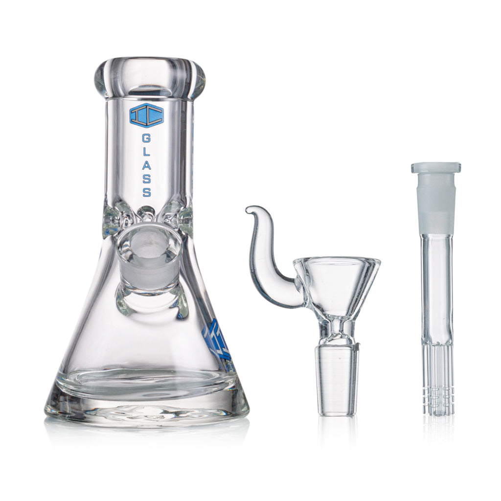 IC GLASS beaker bong with advanced filtration design