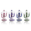 IC GLASS dual mouthpiece and bowl pieces glass rig