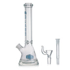 IC GLASS heavy base beaker bong with tree arm perc downstem for smooth filtration

