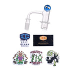IC Glass - Buckskin | 14mm 90D Quartz Banger | Includes Carb Cap, Terp Balls | 5 Colors