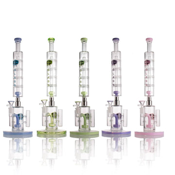 IC Glass Dual-Purpose Dab Rig | Fits Universal Nectar Collector - Base Only | Wholesale Cannabis Accessories Distributor