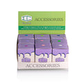 IC Glass Adapter box with 9 assorted color pieces for bongs, wholesale smoking accessories.