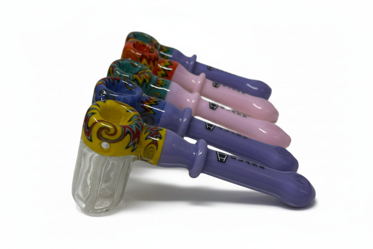 IC Glass Bubbler with Long Swirl Head – 3 Colors Available Secondary image