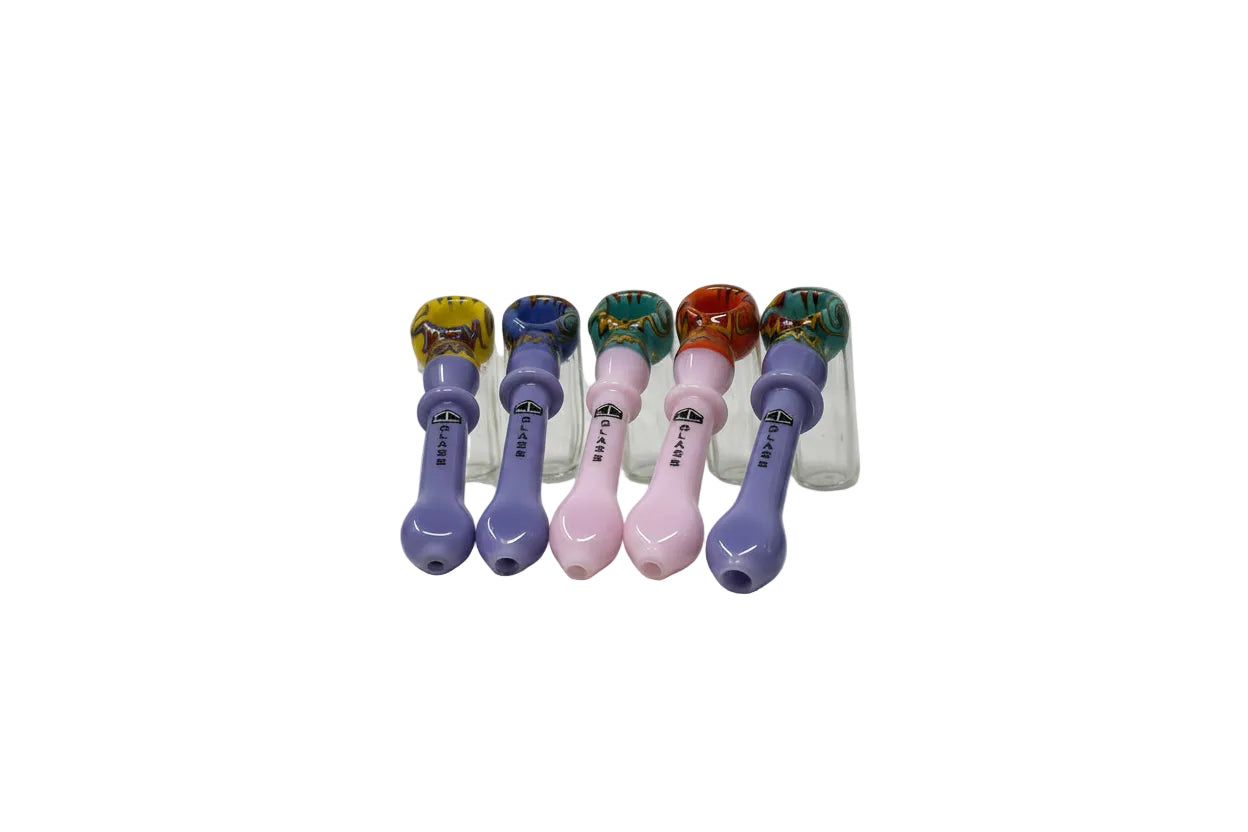 Elevate your sessions with the IC Glass Bubbler featuring a long swirl head design. Available in 3 vibrant colors for a smooth and stylish hit. Main image