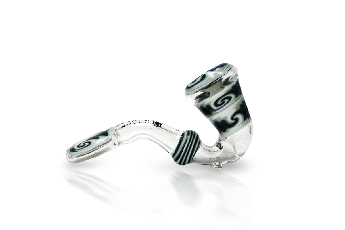 IC Glass curved hand pipe for smoke shops