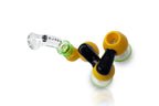 IC Glass triple chamber bubbler