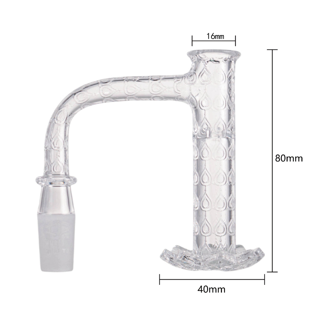 IC Quartz - Crystal 2nd Gen | 14mm 90D Banger | Includes Terp Ball Grabber | 5 Colors
