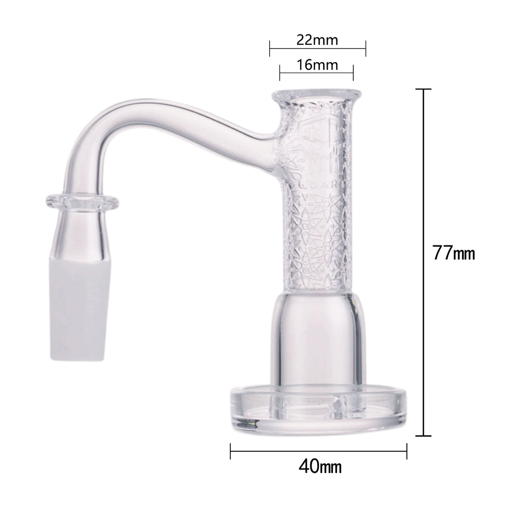 IC Quartz - Highsky 2nd Gen | 14mm 90° Banger | Includes Terp Ball Grabber | 5 Colors
