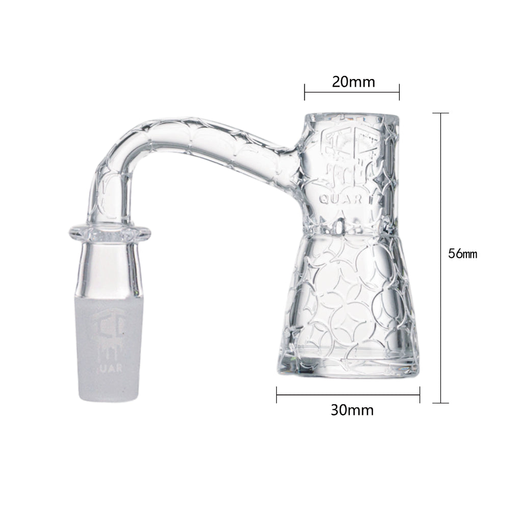 IC Quartz - Mystic 2nd Gen | 14mm Male Banger | Includes Terp Ball Grabber | 5 Colors
