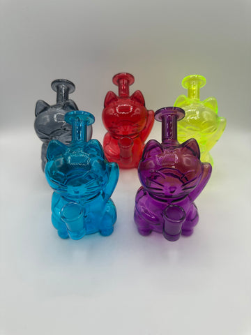 Hello Kitty Glass Dab Rig with Banger | 30023 | Fun & Unique Wholesale Water Pipe