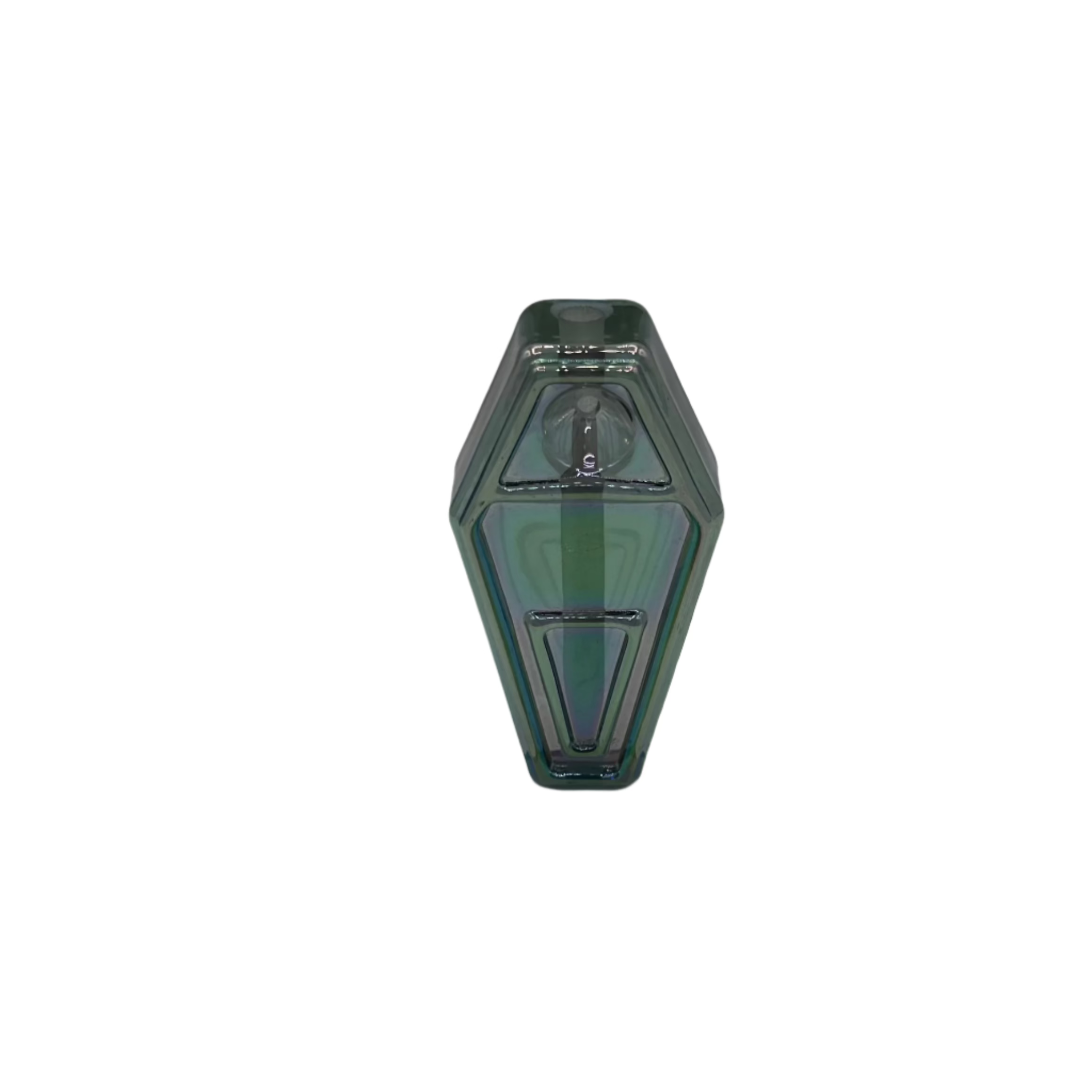 IC Glass Coffin HandPipe – 3.5" Straight Tube Steamroller for Wholesale